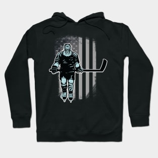 American Lion Hockey Player Hoodie